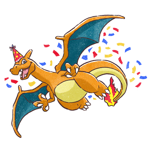 Charizard — 6th Anniversary #5 Pokémon GO sticker