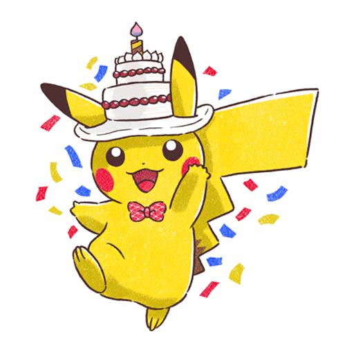 Pikachu — 6th Anniversary #6 Pokémon GO sticker