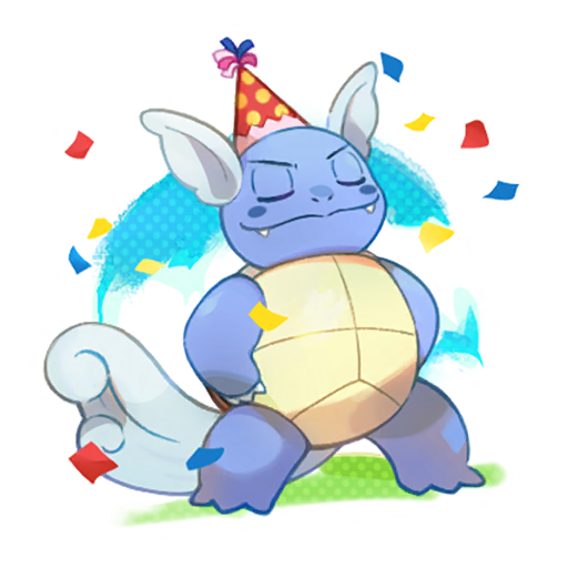 Wartortle — 7th Anniversary #2 Pokémon GO sticker