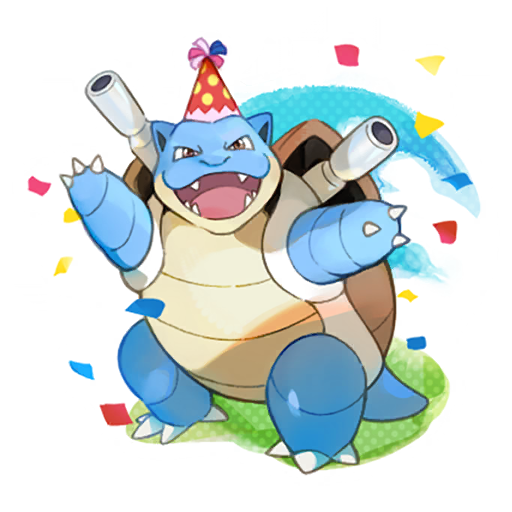 Blastoise — 7th Anniversary #3 Pokémon GO sticker