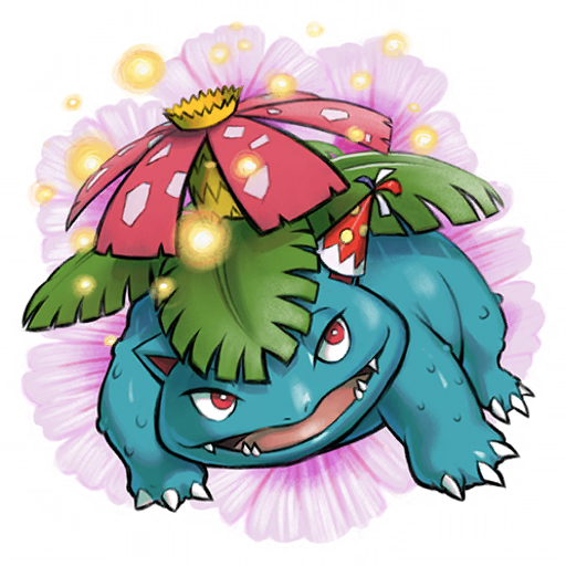 Venusaur — 9th Anniversary #3 Pokémon GO sticker