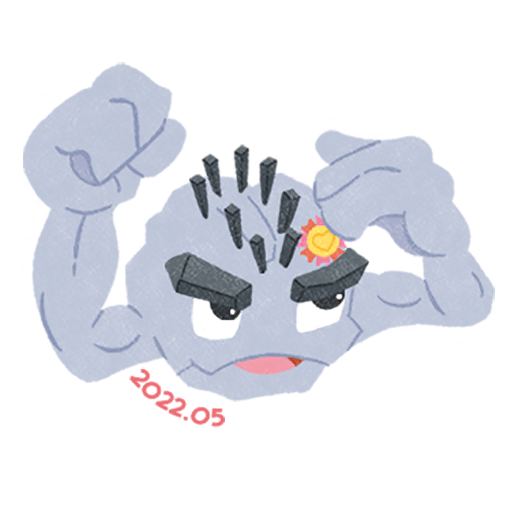 Geodude — Alolaishi #1 Pokémon GO sticker