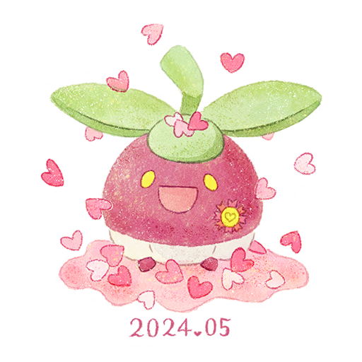 Bounsweet Community Day #1 Pokémon GO sticker