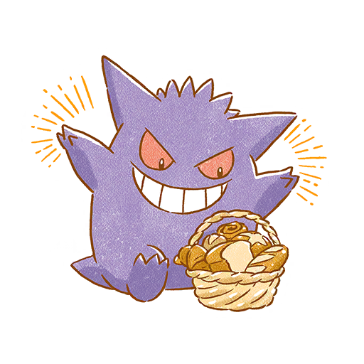 Gengar — Breadkorea #3 Pokémon GO sticker