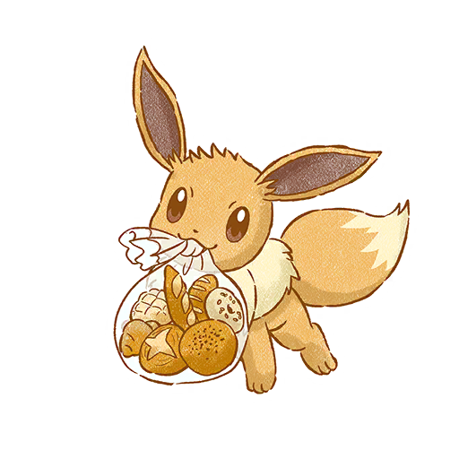 Eevee — Breadkorea #5 Pokémon GO sticker