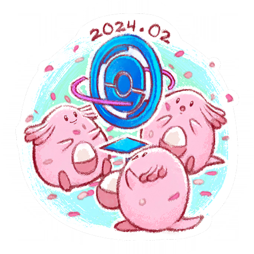Chansey Community Day #4 Pokémon GO sticker