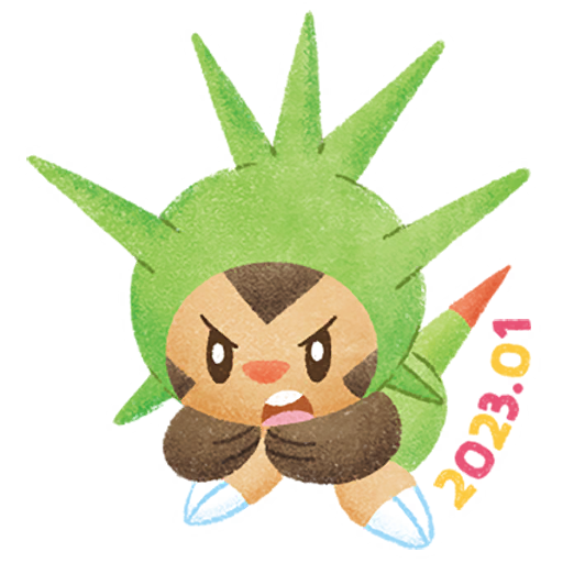 Chespin #1 Pokémon GO sticker