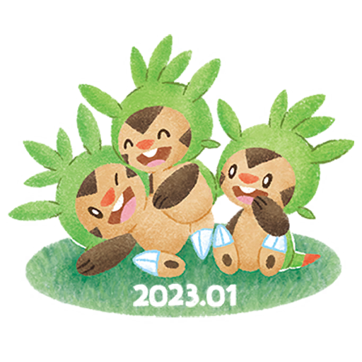 Chespin #3 Pokémon GO sticker