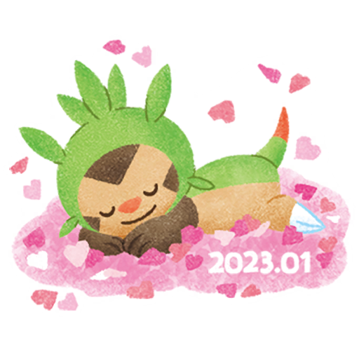 Chespin #4 Pokémon GO sticker