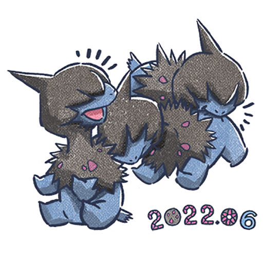 Zweilous — Deino #2 Pokémon GO sticker