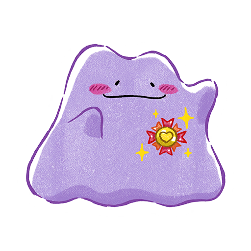 Ditto #1 Pokémon GO sticker