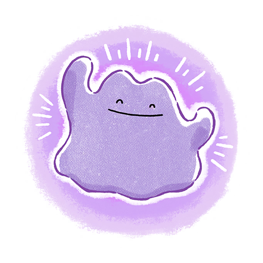 Ditto #3 Pokémon GO sticker