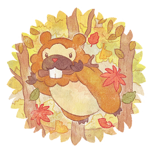 Bidoof — Fall 2024 #1 Pokémon GO sticker