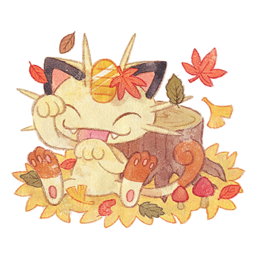 Meowth — Fall 2024 #4 Pokémon GO sticker