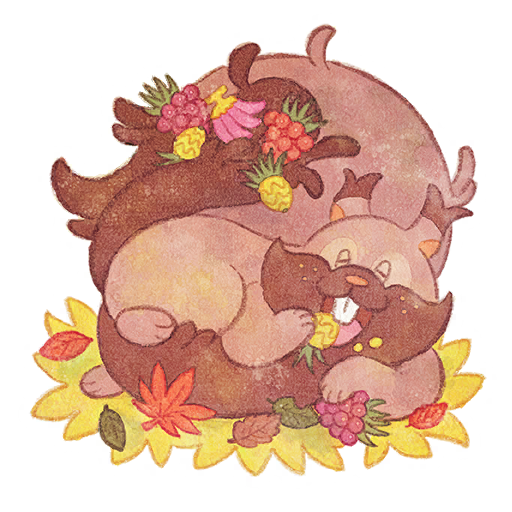 Greedent — Fall 2024 #6 Pokémon GO sticker