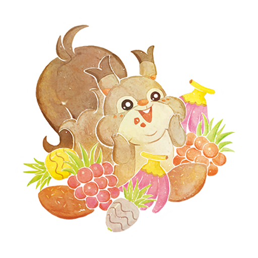 Fall Skwovet Pokémon GO sticker