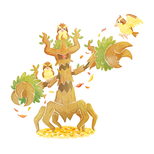 Fall Trevenant Pokémon GO sticker