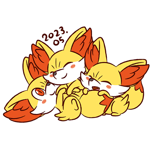 Fennekin #3 Pokémon GO sticker