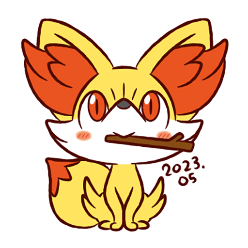 Fennekin #4 Pokémon GO sticker