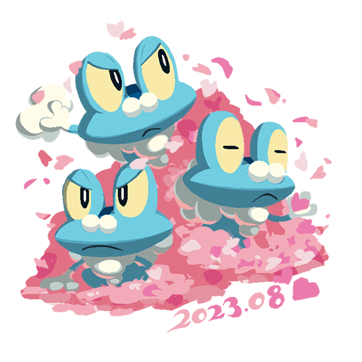 Froakie #3 Pokémon GO sticker