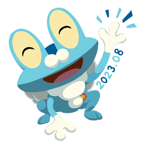 Froakie #4 Pokémon GO sticker