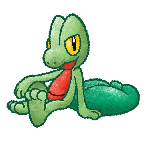 Treecko — Funwari #10 Pokémon GO sticker
