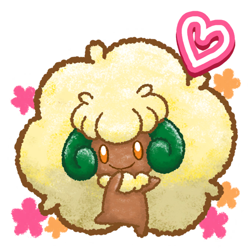 Whimsicott — Funwari #35 Pokémon GO sticker