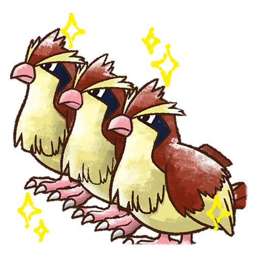 Funwari Pidgey #18 Pokémon GO sticker