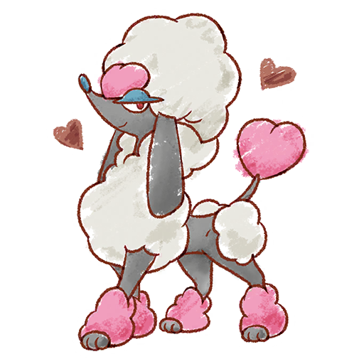 Furfrou (Heart Trim) #1 Pokémon GO sticker