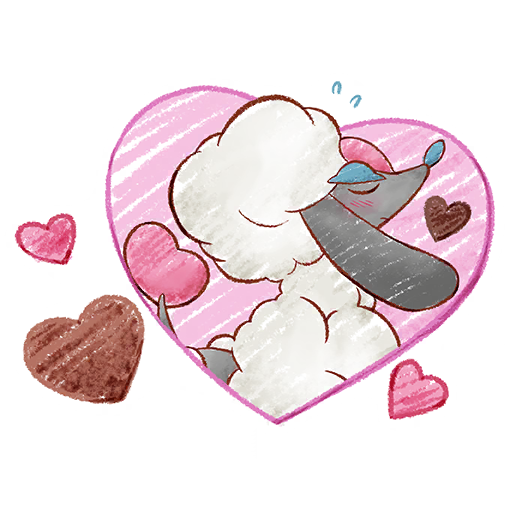 Furfrou (Heart Trim) #2 Pokémon GO sticker