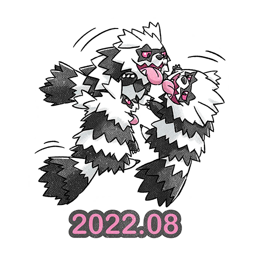 Galarian Zigzagoon Community Day #2 Pokémon GO sticker