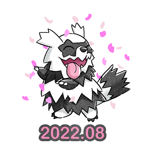 Galarian Zigzagoon Community Day #3 Pokémon GO sticker