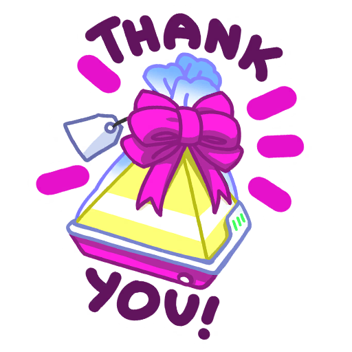 Thank You Pokémon GO sticker