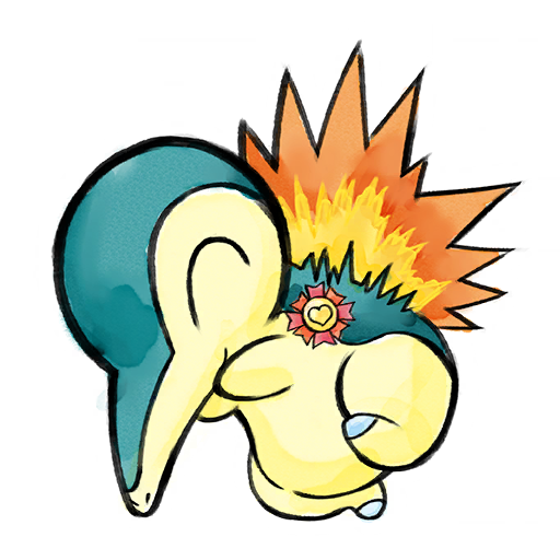 Pokémon GO Tour 2022 Cyndaquil Pokémon GO sticker