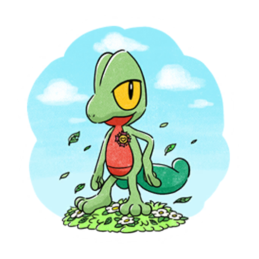 Treecko — Pokémon GO Tour: Hoenn #4 Pokémon GO sticker