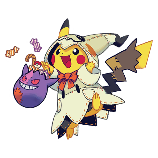 Pikachu — Halloween Pokémon GO sticker