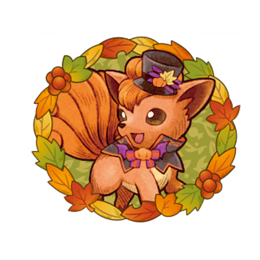 Halloween 2022 Vulpix Pokémon GO sticker