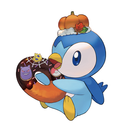 Piplup — Halloween 2021 Pokémon GO sticker