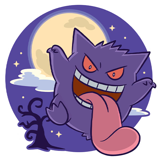 Halloween 2023 Gengar Pokémon GO sticker