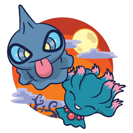 Halloween 2023 Misdreavus Pokémon GO sticker