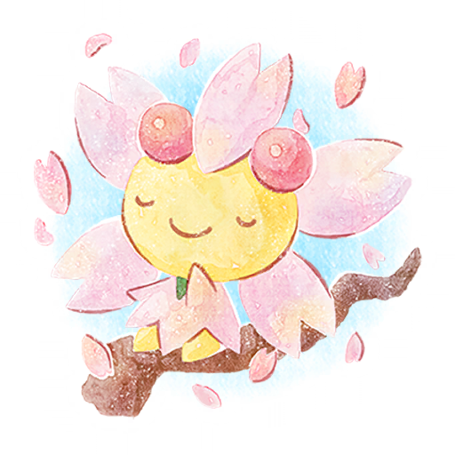 Cherrim — Spring 2023 Pokémon GO sticker