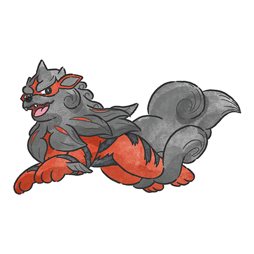 Arcanine — Hisuian Discoveries Pokémon GO sticker
