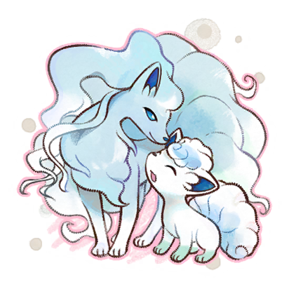 Holiday Event 2022 Vulpix Pokémon GO sticker