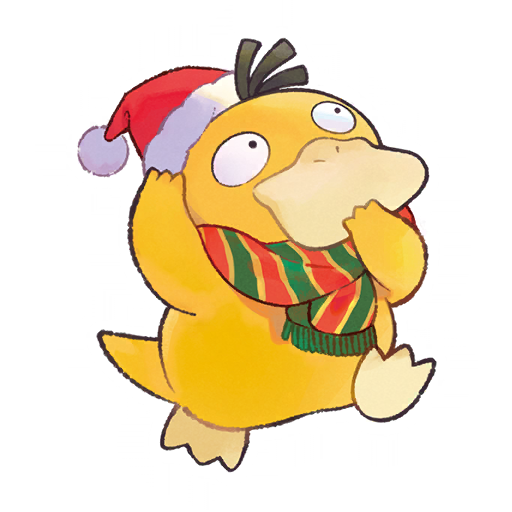 Holiday Event 2023 Psyduck Pokémon GO sticker