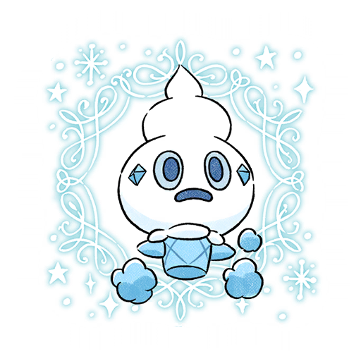 Holiday Event 2023 Vanillish Pokémon GO sticker
