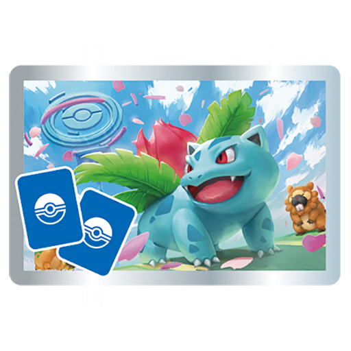 Holographic Ivysaur Pokémon GO sticker