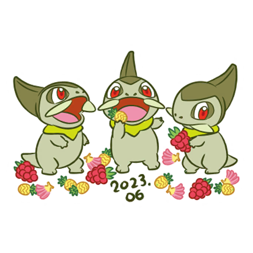 Axew Community Day #3 Pokémon GO sticker