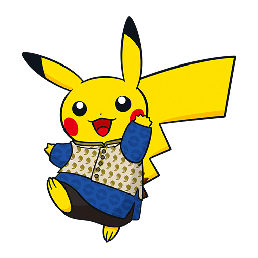 Pikachu — Kurtasaree #4 Pokémon GO sticker