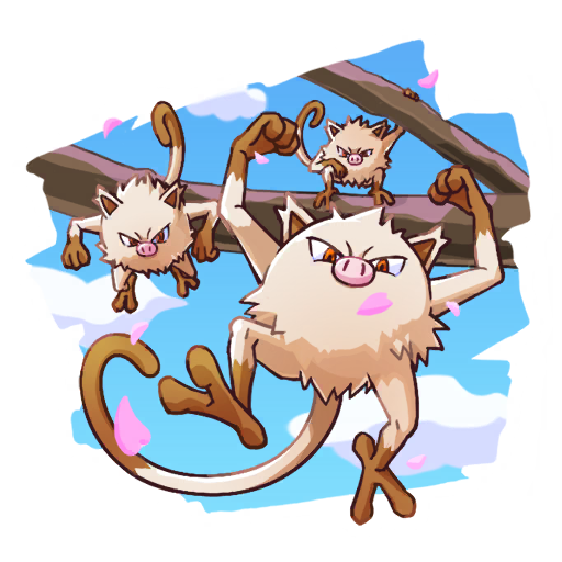 Mankey Community Day #3 Pokémon GO sticker