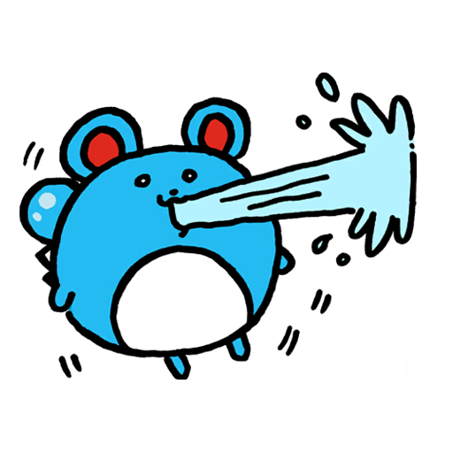 Splashing Marill — Nagano Pokémon GO sticker